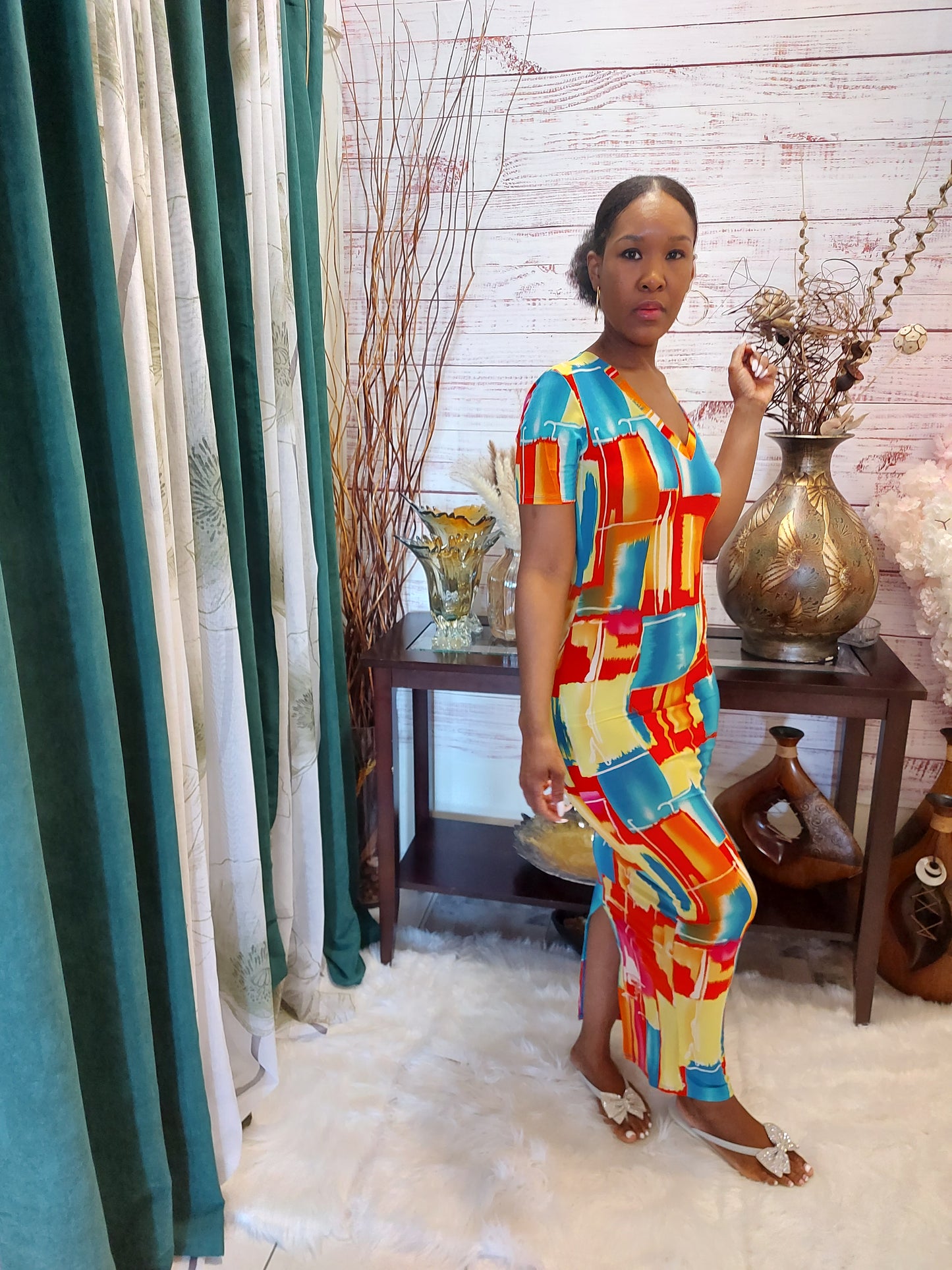 Colorburst Canvas Dress