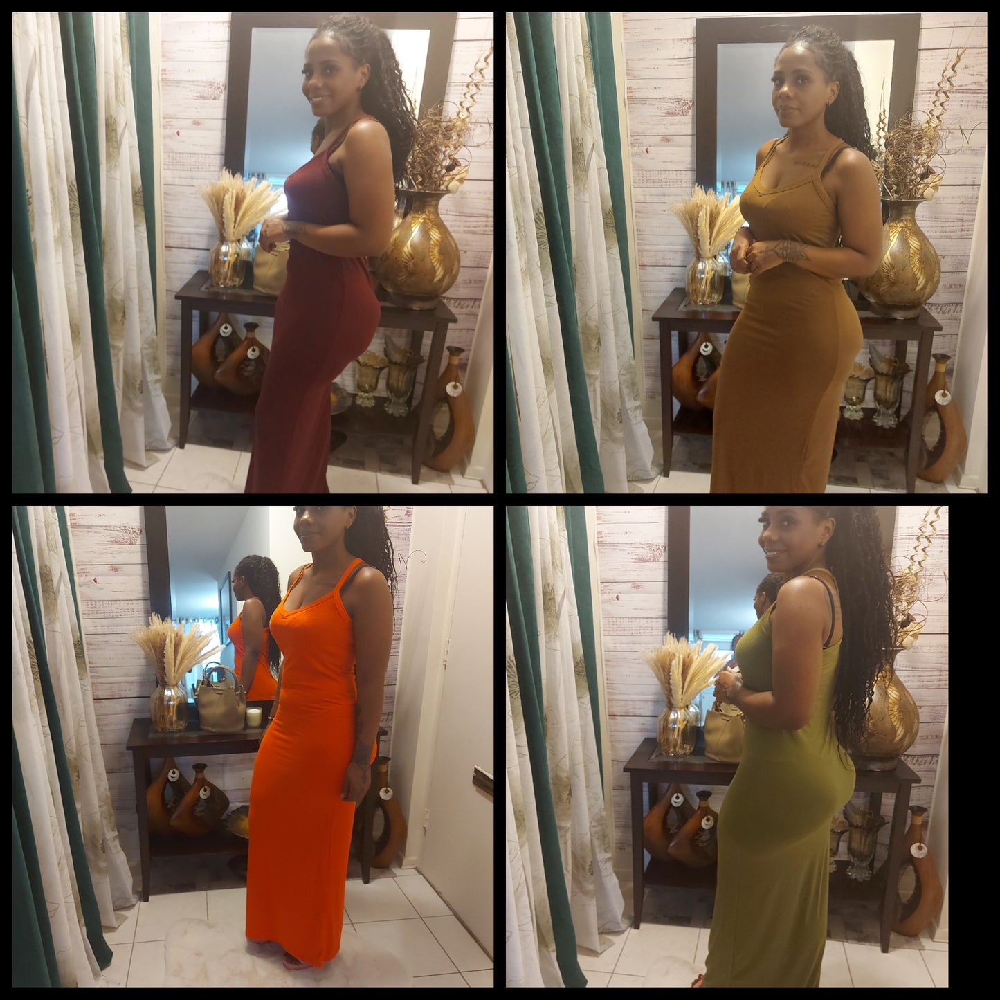 Summer sleeveless  maxi dress