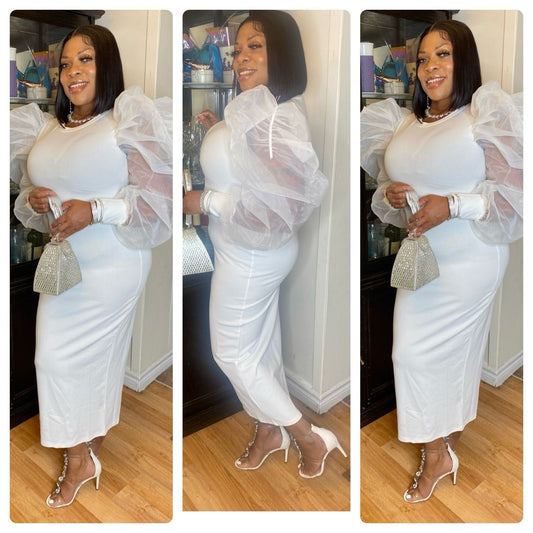 So Classy White Dress