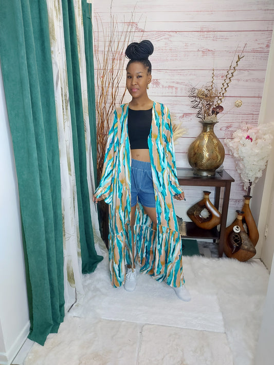 Vacation Ready Kimono Dress