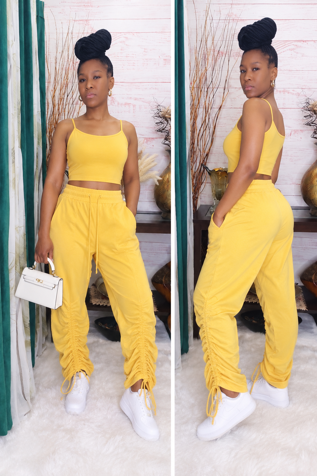 Sun Burst Active Wear Pant Set